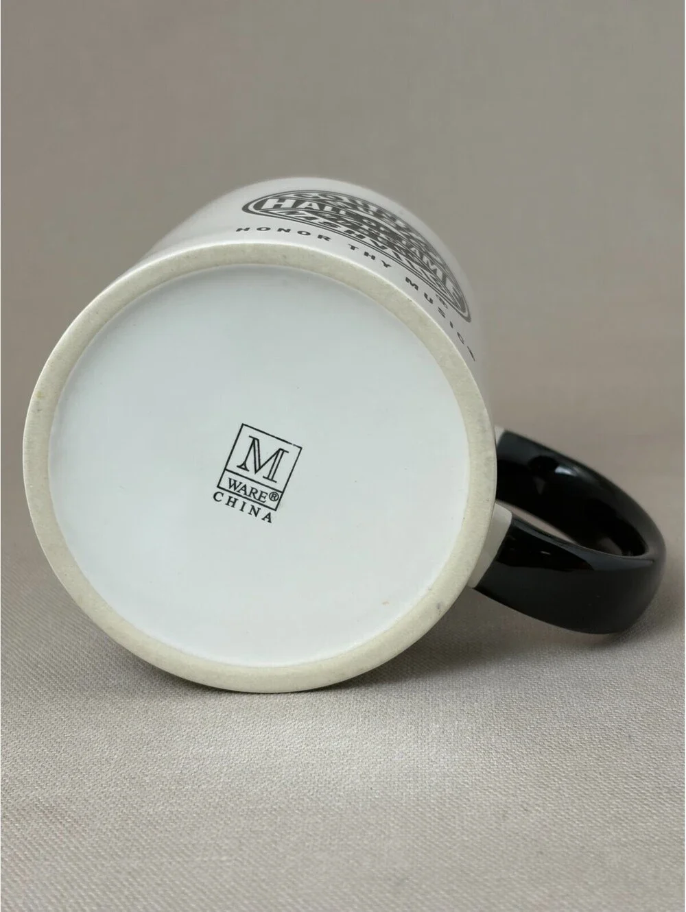 Country Music Hall of Fame Nashville Mug Honor Thy Music Black White Ceramic Cup